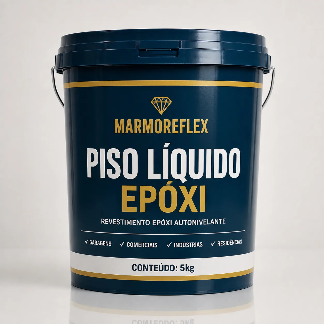 Balde de revestimento epóxi autonivelante MarmoreFlex de 5kg